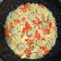 El cooksnap de Jesús cuando hizo Arroz blanco a mi manera.