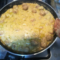 El cooksnap de Marga cuando hizo Salsa de almendras para albóndigas.