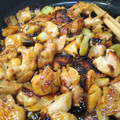 emisuke99's cooksnap of when they made ★ズボラな焼き鳥★串なし！鶏もも肉と白葱.
