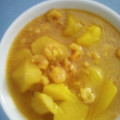El cooksnap de Mari. V T cuando hizo Patatas en salsa con langostinos y champiñones.