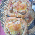 El cooksnap de anavbolivar cuando hizo Tortas de pan rellenas .
