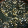 El cooksnap de Leonor Martinez Checa cuando hizo Calamares en su tinta con arroz blanco.