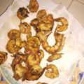 El cooksnap de July Mac cuando hizo Camarones al mojo de ajo.