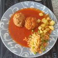 El cooksnap de Berta Sanchez cuando hizo Albóndigas Mexicanas (Con huevo y arroz).