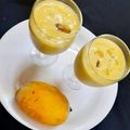 Naila Asif's cooksnap of when they made Mango milk shake.