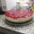 El cooksnap de Mariana Vigil cuando hizo Cheesecake de frambuesas.