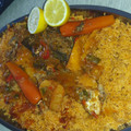 El cooksnap de Nazaret GL cuando hizo Arroz con pescado "thieboudiene".
