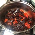 El cooksnap de Maricarmen Meza cuando hizo Sopa de tomate con remolacha con salsa de yogurt griego.