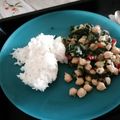 El cooksnap de Ellenutxi cuando hizo Espinacas con garbanzos y arroz.
