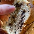 El cooksnap de Ani Rodriguez cuando hizo Pan dulce con chips de chocolate.