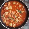 El cooksnap de Grace Mal cuando hizo Mondongo a la española.