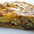 El cooksnap de Julia cuando hizo Tortilla de berenjenas, patatas y queso.