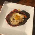El cooksnap de Roberto Gabriel Matallana cuando hizo Pimientos asados a la parrilla con huevo.