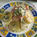 El cooksnap de Jose Barrer cuando hizo Salmón al horno con papas y crema de verdeo y champiñones.