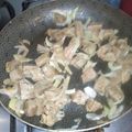 El cooksnap de natalia_aprende cuando hizo PICADA De Hígado con Cebolla y Papas con Alioli...!.
