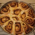 Tall_Laxer's cooksnap of when they made Professional cinnamon rolls topped with cream cheese icing.
