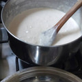 El cooksnap de Mariapia Gago Vizcardo cuando hizo Salsa blanca fácil y económica.