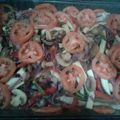 El cooksnap de Lorena cuando hizo Lomo de pez gallo cubierto con verduras salteadas y champignones.