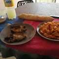 El cooksnap de Alex cuando hizo Chuletas de cerdo al limón.