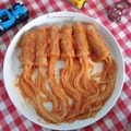 Cooksnap dari Siti Khoiriyah untuk resep Sosis Gurita Saus Spaghetti