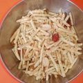 Chetan Arora का कुकस्नैप जब उन्होंने वृत्त की नमकीन (vrat ki namkeen recipe in Hindi) बनाया था।