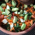 El cooksnap de Manuel Espino cuando hizo Ensalada de Espinaca, Zanahoria y Tomate.