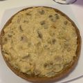 El cooksnap de Carolina Tangari cuando hizo Tarta de champiñones, crema y verdeo.