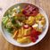 Cooksnap dari Ria Mamanya Tata untuk resep Mixed Veggies-Smoked Beef Salad