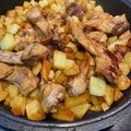 El cooksnap de Montserrat Del Moral Carreño cuando hizo Conejo al ajillo con patatas.