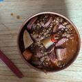 El cooksnap de Pablo Sebastian Feldman cuando hizo Guiso de Lentejas.