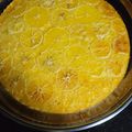 صورة من Nidaa Nour، شاركها بعد تجربة وصفة كيكة البرتقال 🍊🍊 المقلوبة مع الصوص البرتقالي