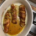 Gabriella Baranyi Cooksnap-ja, amikor elkészítette a(z) Sajtos-fokhagymás csirkemell tekercs baconbe göngyölve. 🐓❤️ receptet.