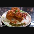  Chef Richa pathak. का कुकस्नैप जब उन्होंने साबुदाने की कटलेट और हरी चटनी (Sabudane ki cutlet aur hari chutney recipe in hindi) बनाया था।