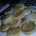 El cooksnap de Dana cuando hizo Alfajores de maicena.