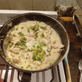 El cooksnap de Adriana Loyarte cuando hizo Pechuga a la crema.