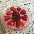 El cooksnap de Adriana Roqué cuando hizo Mousse de frutillas light.