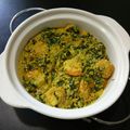 Shampa Das's cooksnap of when they made কচু পাতায় ভাপা চিংড়ি (kochu patay bhapa chingri recipe in Bengali).