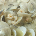 El cooksnap de Mariluz cuando hizo Gambas al ajillo con almejas.
