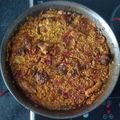 El cooksnap de Sara PA cuando hizo Paella mixta.