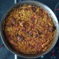 El cooksnap de Sara PA cuando hizo Paella mixta.