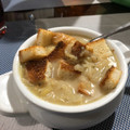 El cooksnap de fabisaez cuando hizo Sopa de cebollas cremosa. soupe à l'oignon.