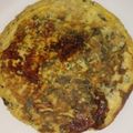 El cooksnap de Eliana Arias cuando hizo Tortilla de hojas de Brócoli.