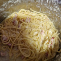 El cooksnap de Manuel Angel Peña cuando hizo Macarrones a la carbonara.