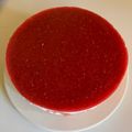 El cooksnap de Julia Y Su Cocina cuando hizo Cheesecake con gelatina de fresas.