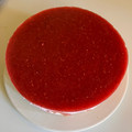 El cooksnap de Julia Y Su Cocina cuando hizo Cheesecake con gelatina de fresas.