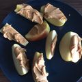 Becky's cooksnap of when they made Peanut butter on apple.