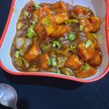 Arvinder kaur का कुकस्नैप जब उन्होंने चिल्ली पनीर (chilli paneer recipe in Hindi) बनाया था।