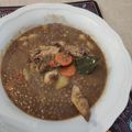 El cooksnap de Jackeline Rios Semiterra cuando hizo Lentejas con pollo.