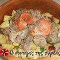 Cooksnap από Pinakidou Maria στη συνταγή Κοκκινιστό μοσχαράκι με πατάτες στο πήλινο
