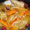 宛恬李 的 素食火鍋湯(底)--麻油包心白菜滷 cooksnap
